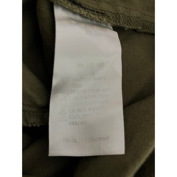 Marissa Webb Collective Shirt Dress Long Sleeve Belted Mini Safari Olive Green 4 - Picture 10 of 11